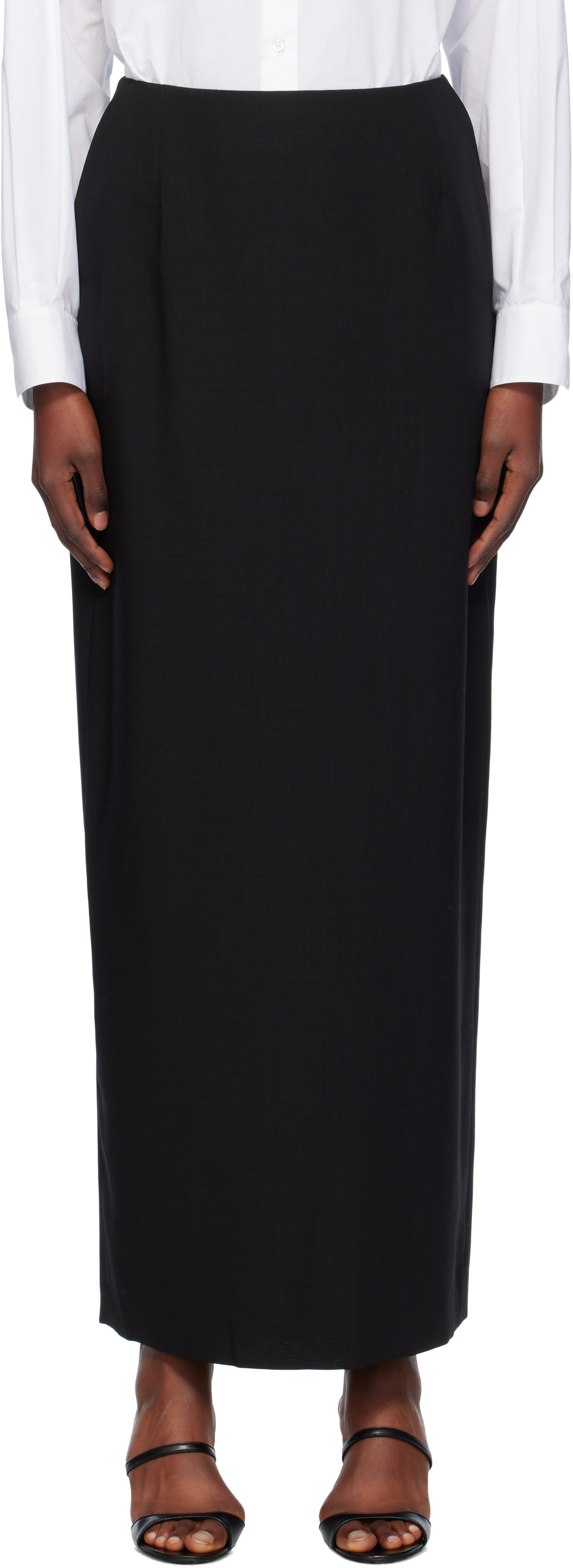 Black Valeria Maxi Skirt