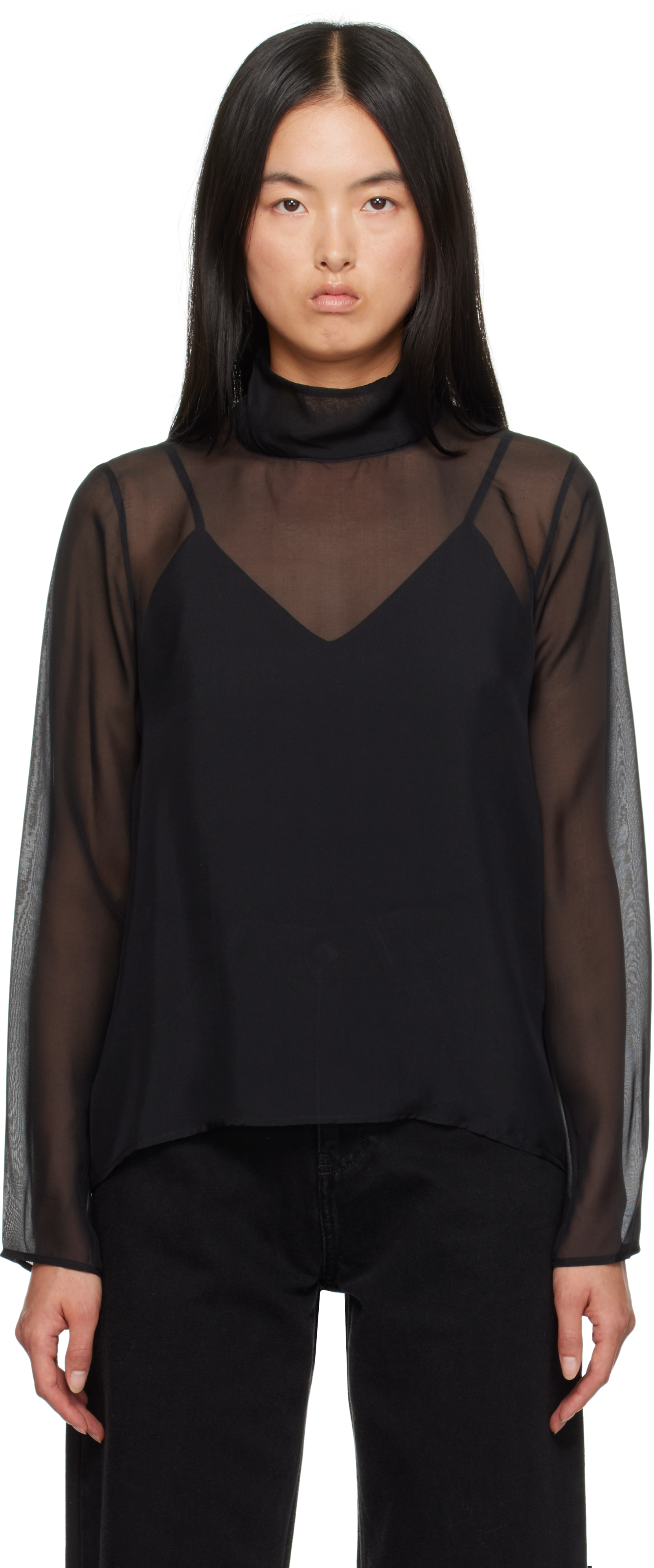 Shop La Collection Black Clarice Blouse