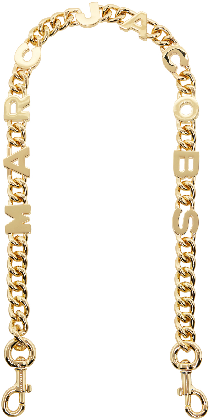 Gold 'The Logo Chain' Shoulder Strap