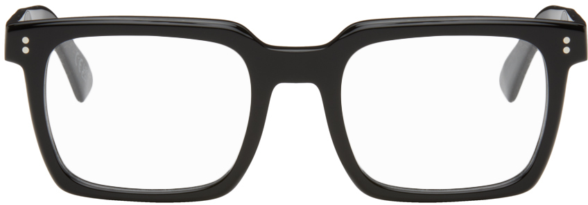 Shop Retrosuperfuture Black Secolo Glasses In Nero
