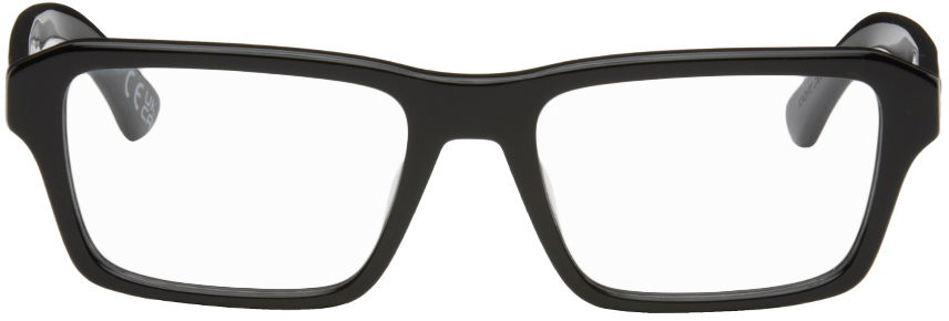 Shop Retrosuperfuture Black Numero 120 Glasses