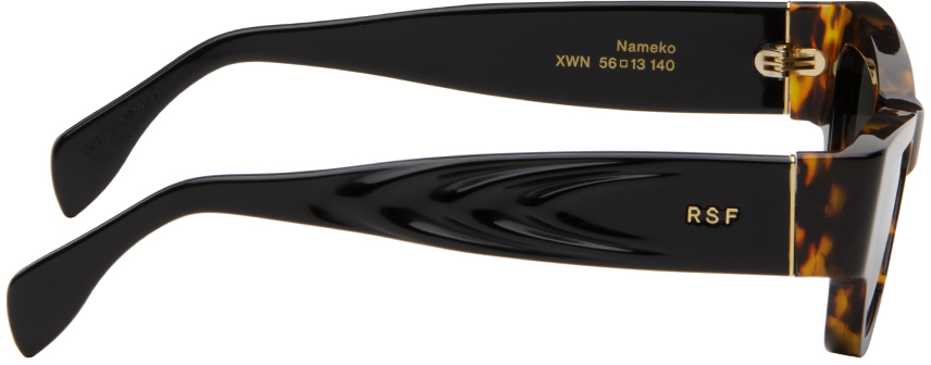 Retrosuperfuture Tortoiseshell Nameko Sunglasses In Burnt Havana