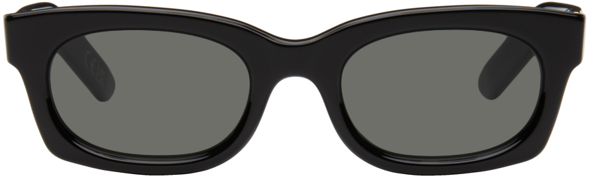 Shop Retrosuperfuture Black Ambos Sunglasses