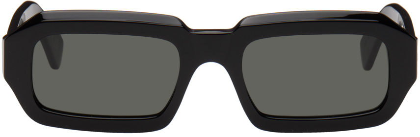 Shop Retrosuperfuture Black Fantasma Sunglasses