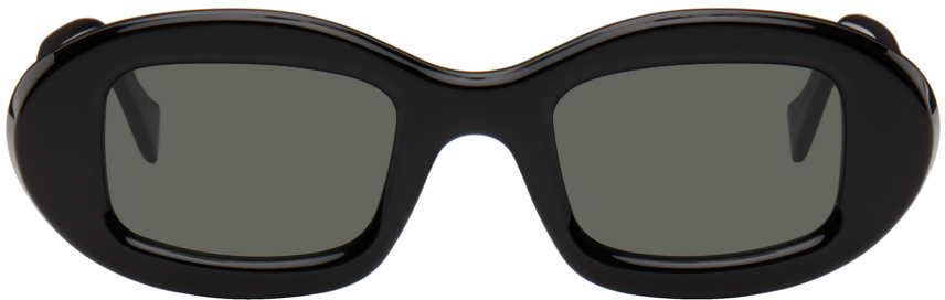 Shop Retrosuperfuture Black Tutto Sunglasses