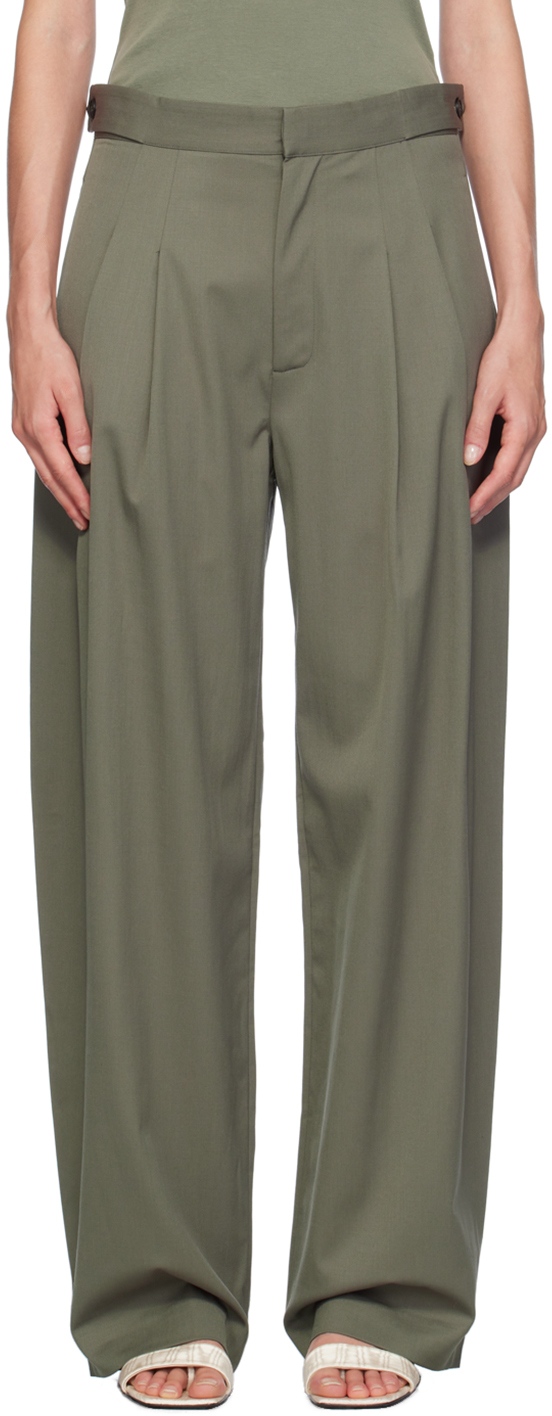 Green Adjustable Trousers