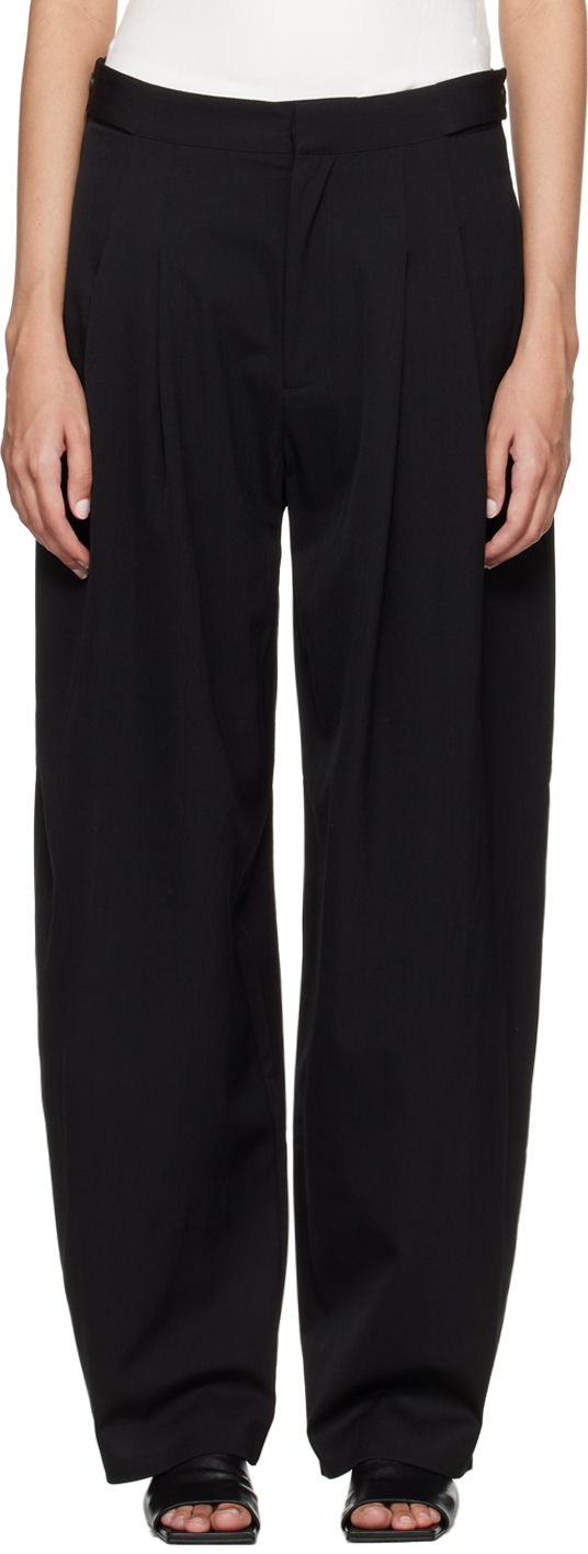 Black Adjustable Trousers