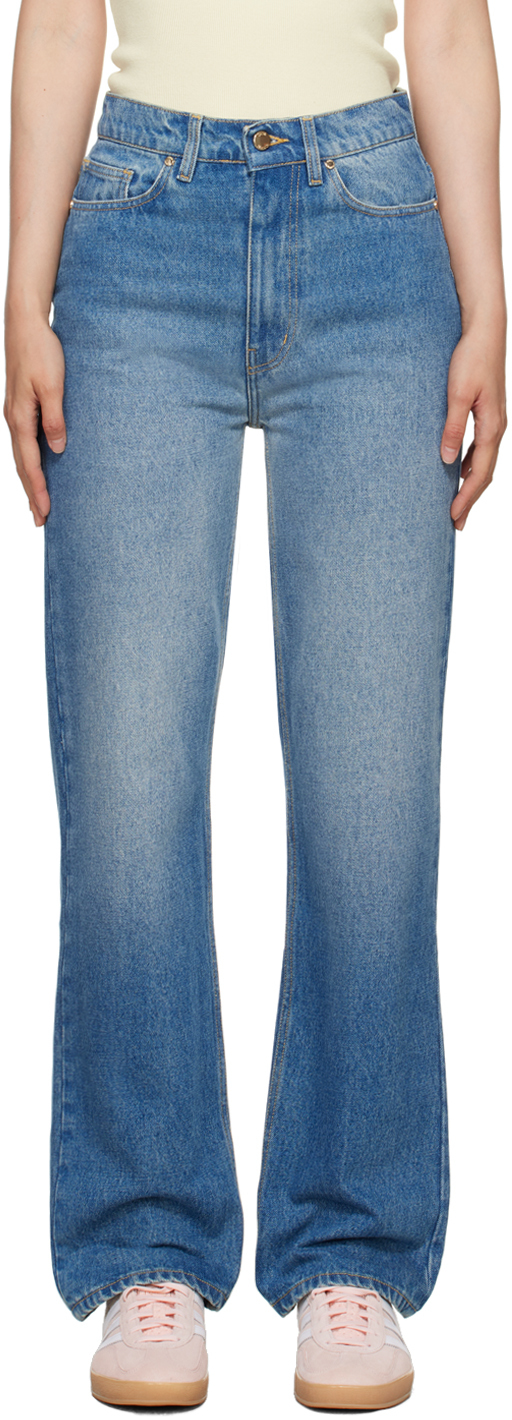 Blue 'Tennis Club' Jeans