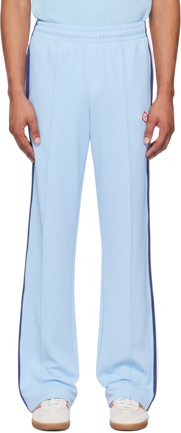 Blue Striped Track Pants