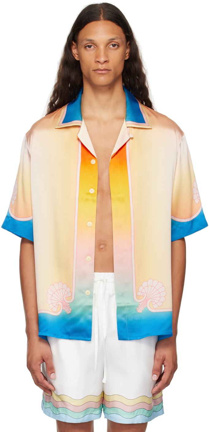 Casablanca: Multicolor 'L'Arc Coloré' Shirt | SSENSE