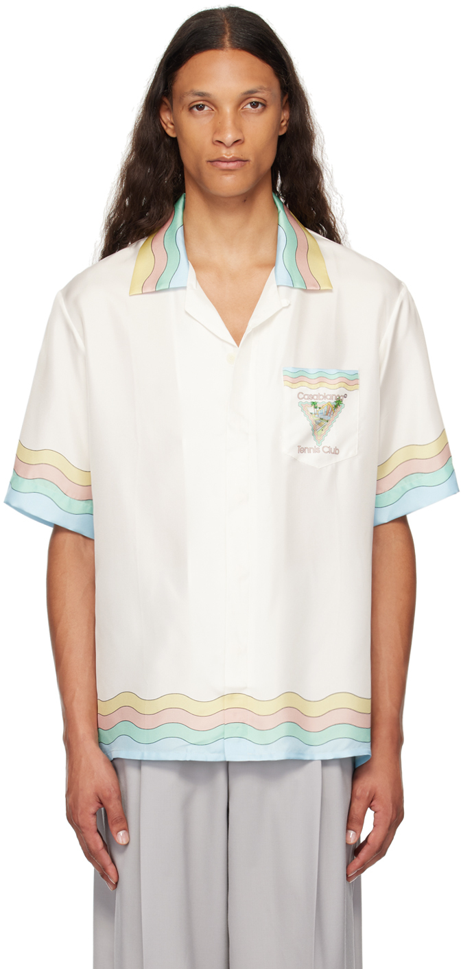 Shop Casablanca White Maison De Reve Shirt