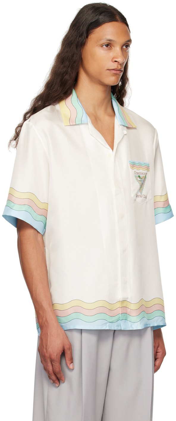 Shop Casablanca White Maison De Reve Shirt