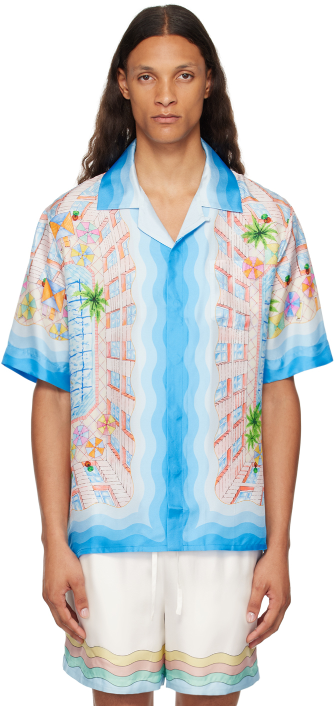 Shop Casablanca Multicolor 'le Plongeon' Shirt