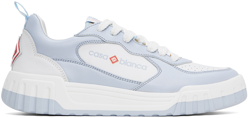 Blue & White 'The Court' Sneakers