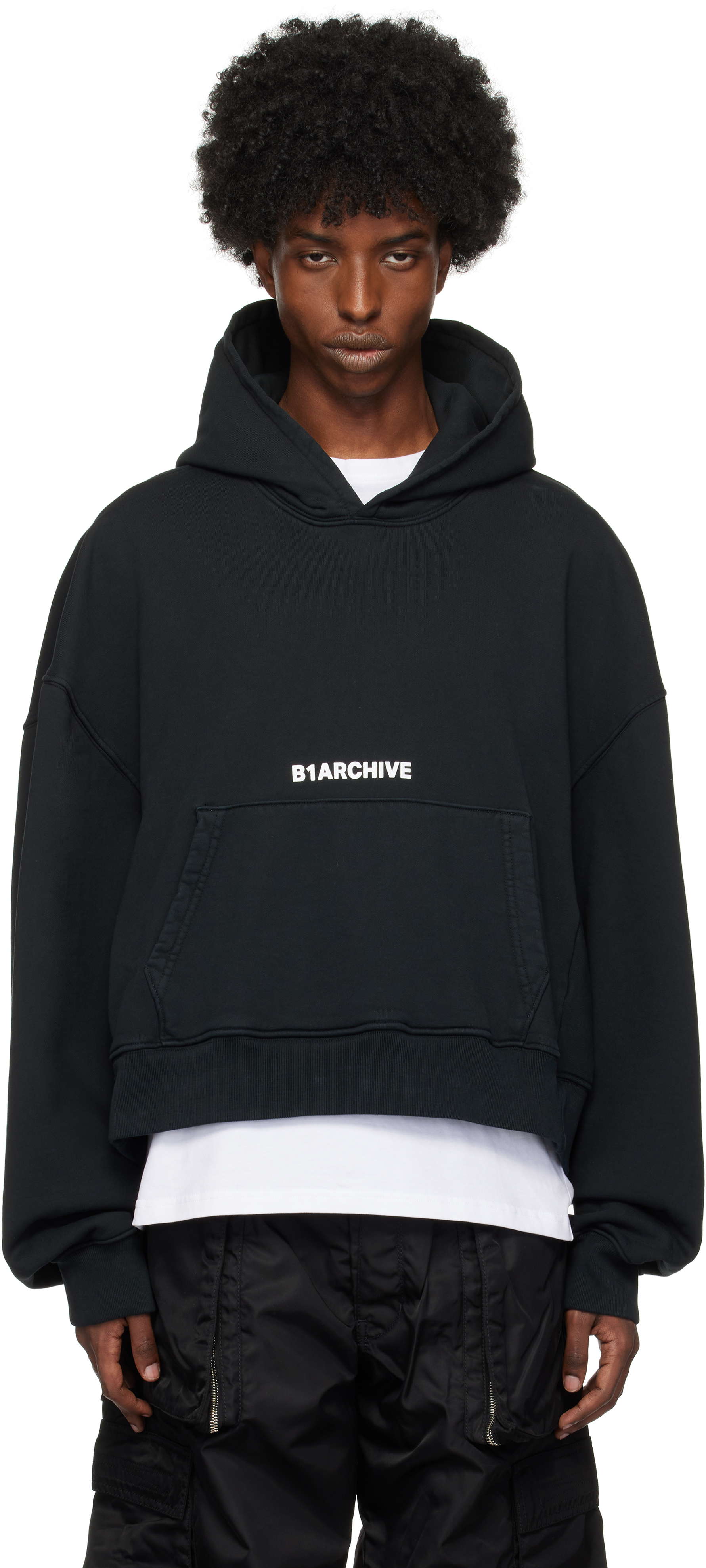 Black Short Hoodie