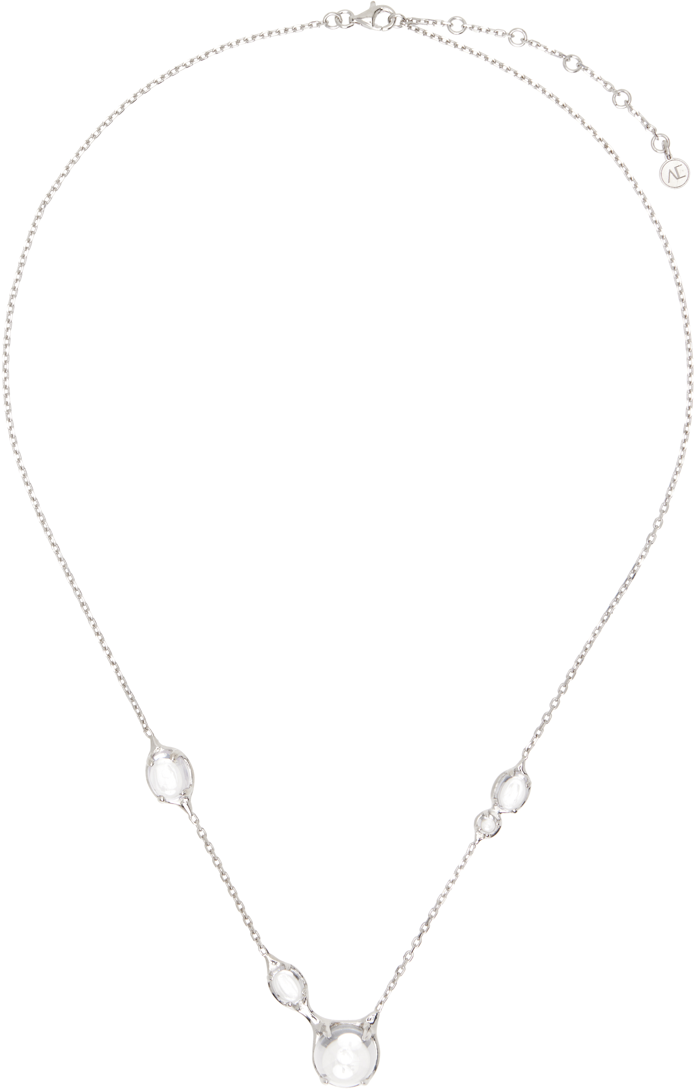 Silver Droplet Necklace