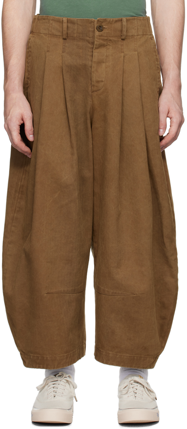 Brown Cocoon Trousers