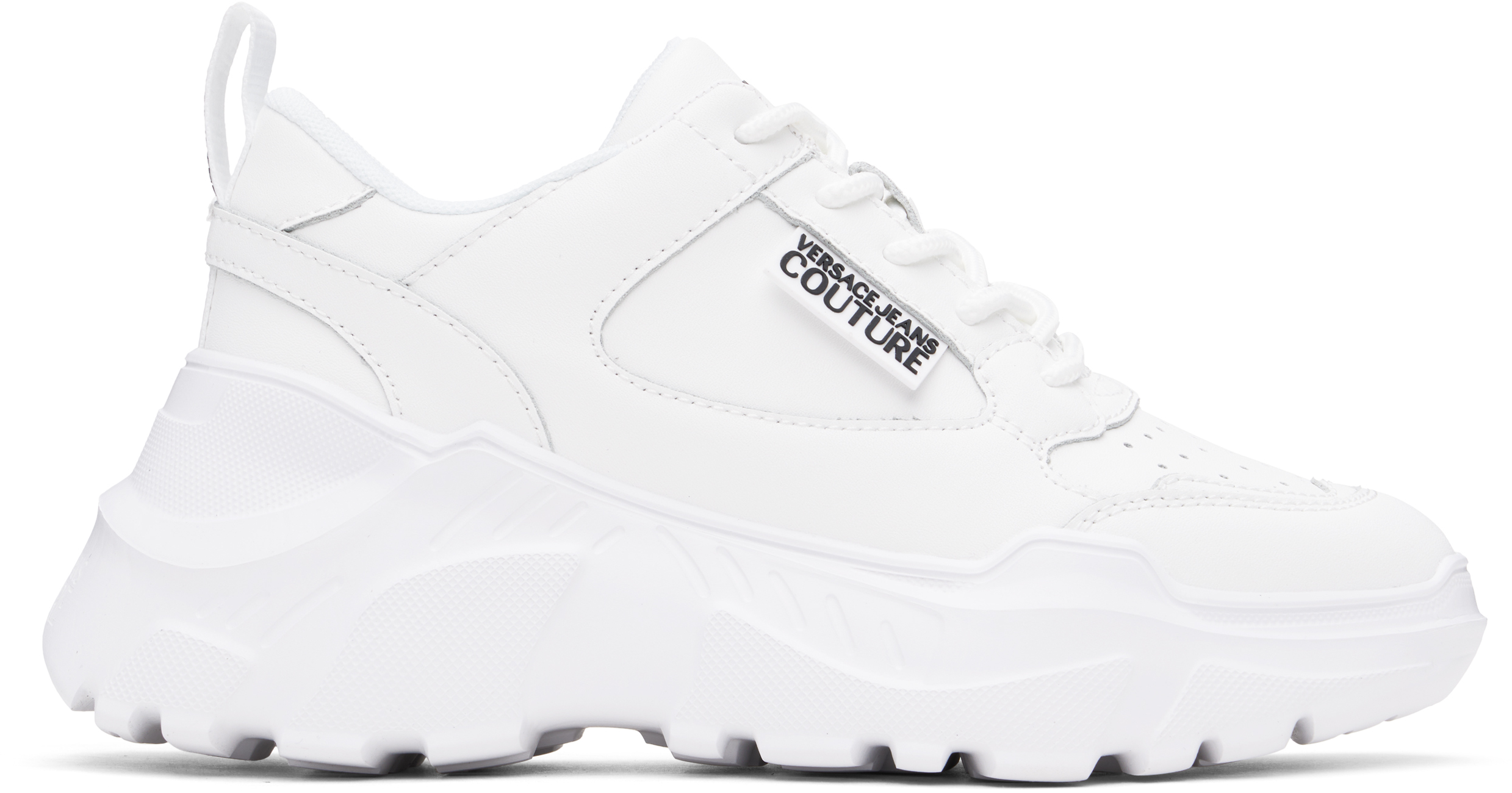 White Speedtrack Sneakers