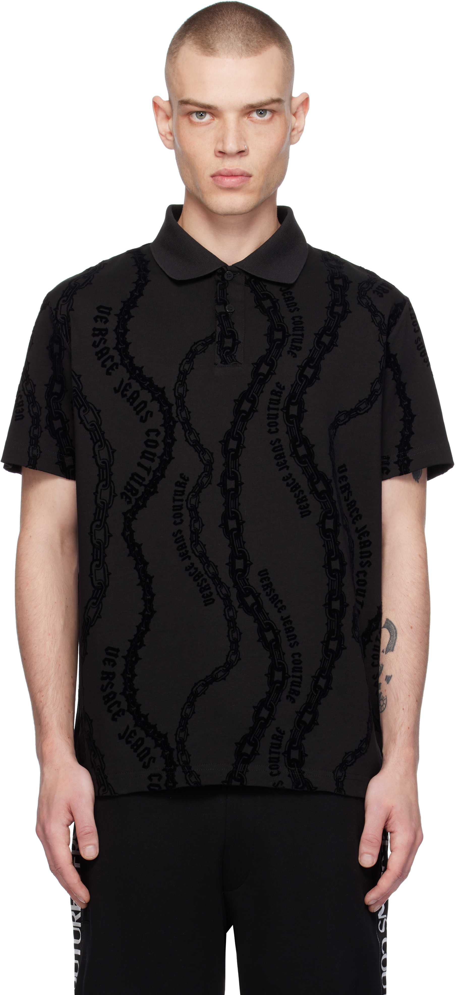 Black Chain Flock Polo