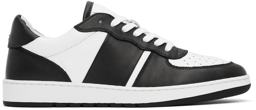 Black & White Pillar Destroyer Low Sneakers