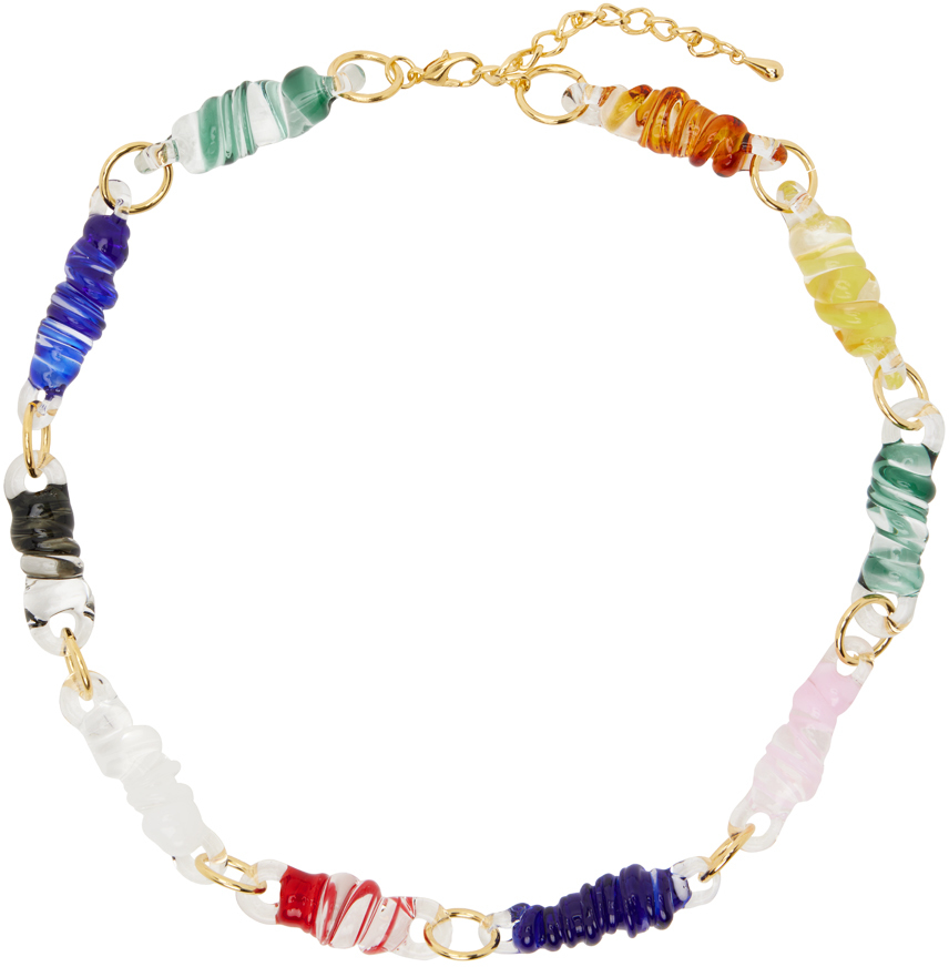 Shop Levens Jewels マルチカラー Venice ネックレス In Multicolor