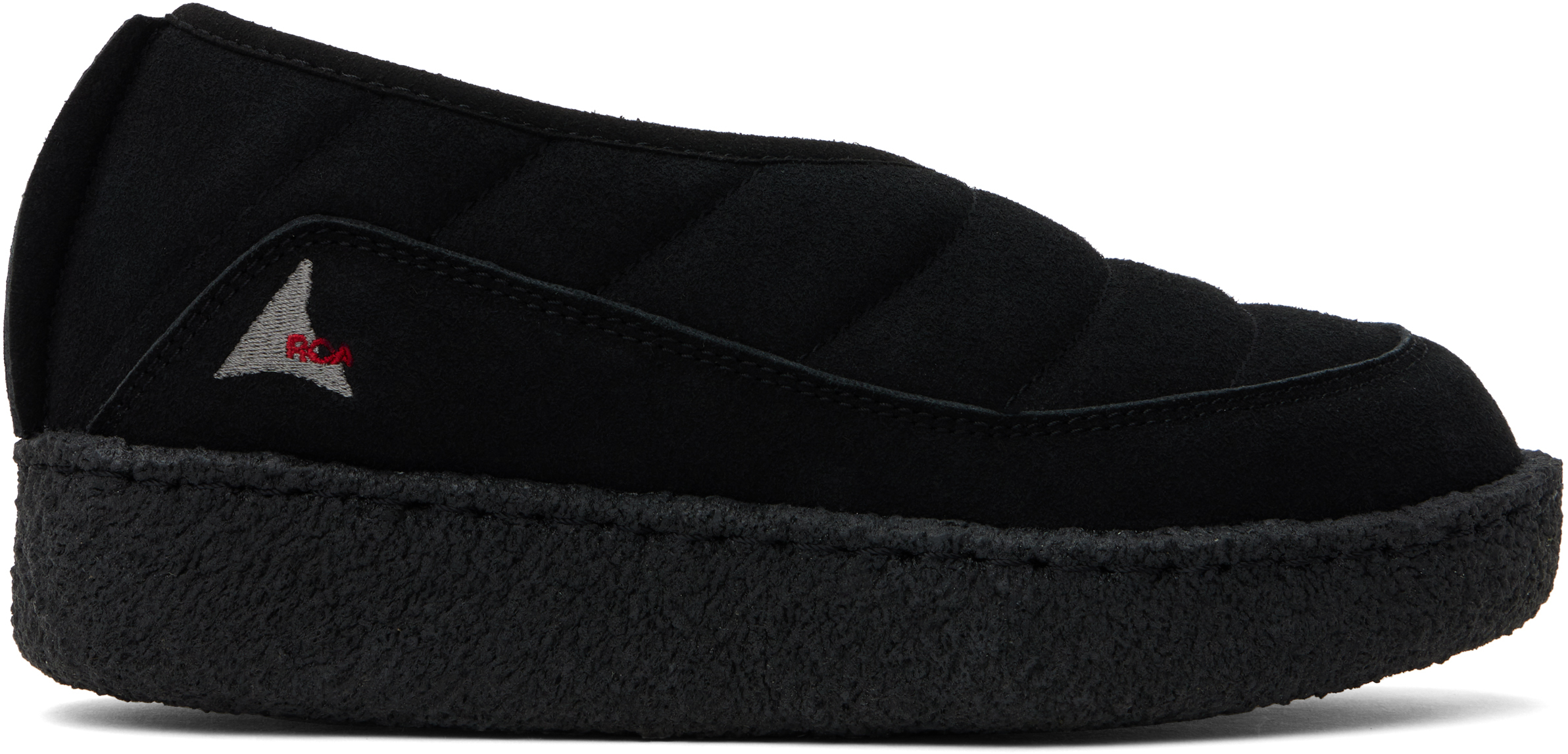 Roa Black Nuvolau Slippers In Blk0001 Black