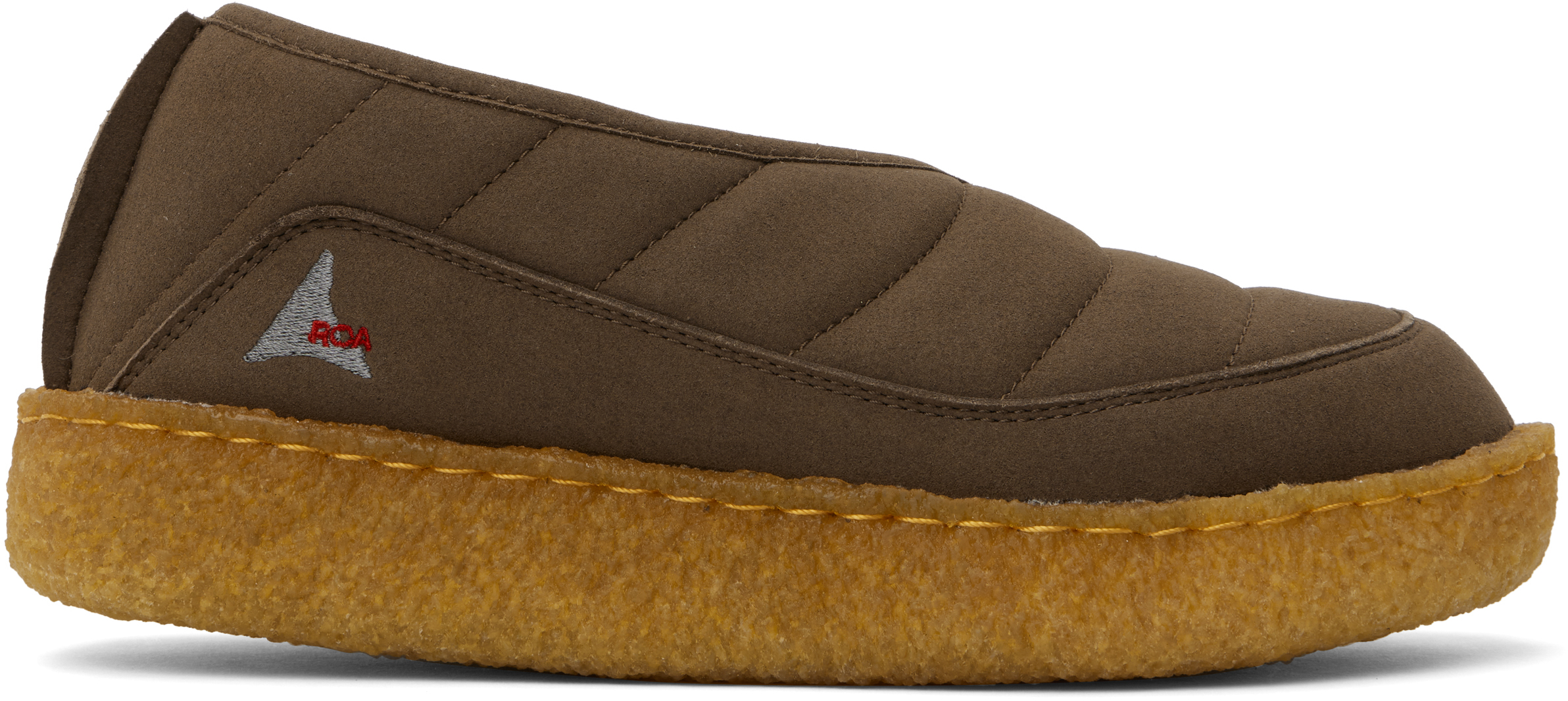 Roa Brown Nuvolau Slippers In Brown Gum Mty0001