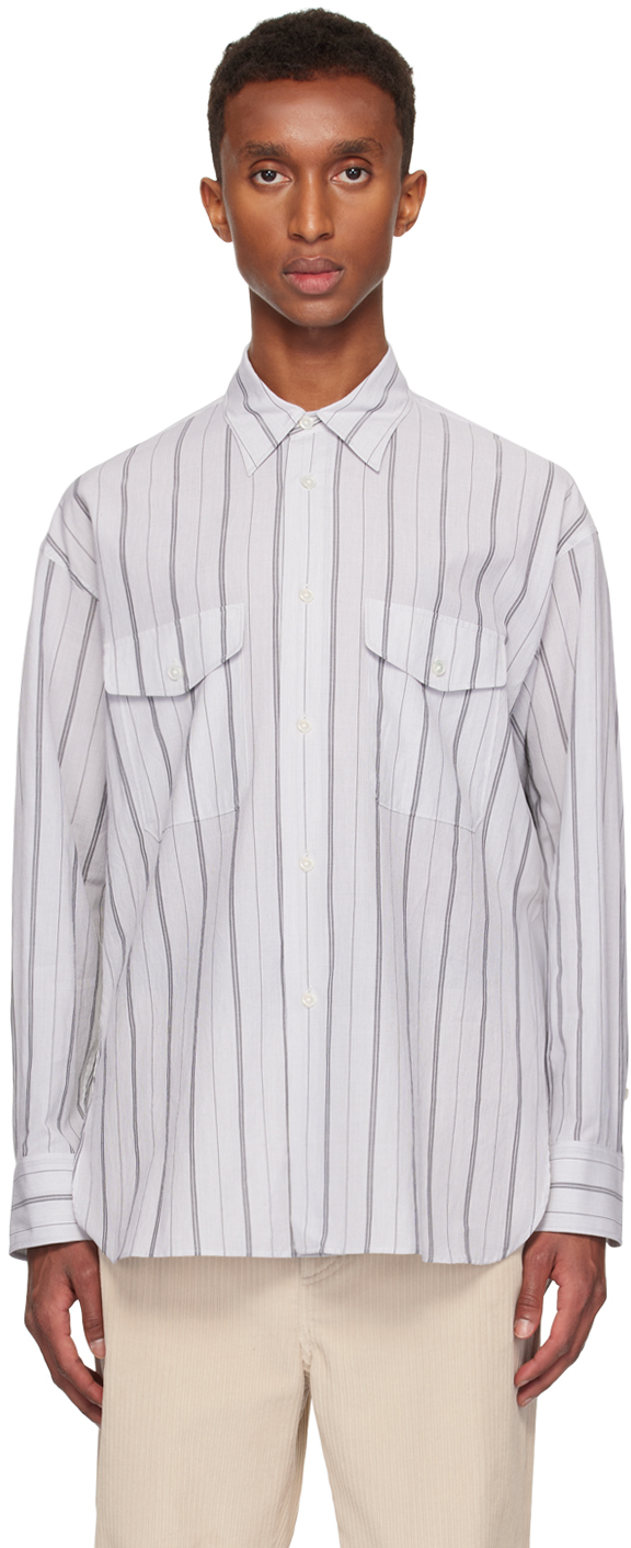 YLÈVE 'Cotton Lawn Shirt' (Stripe) – C'H'C'M'