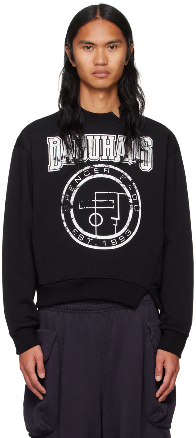 Shop Spencer Badu Black 'baduhaus' Sweatshirt