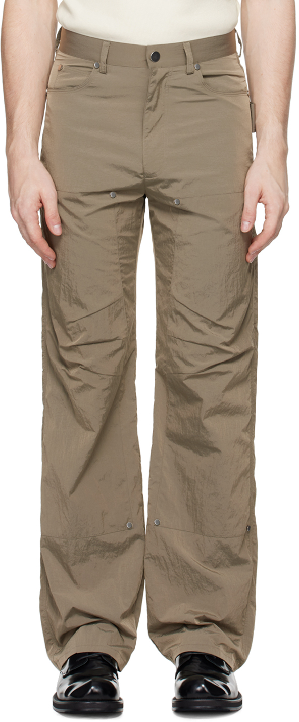 OUAT: Khaki Work Trousers | SSENSE