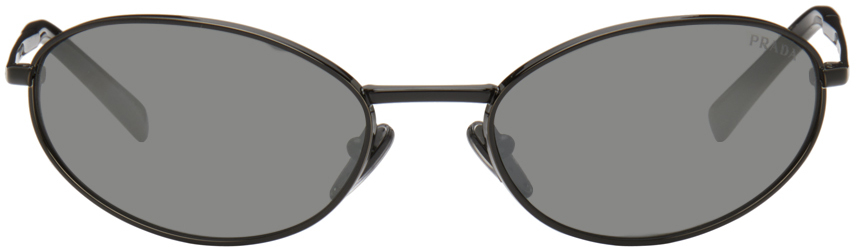 Black Logo Sunglasses