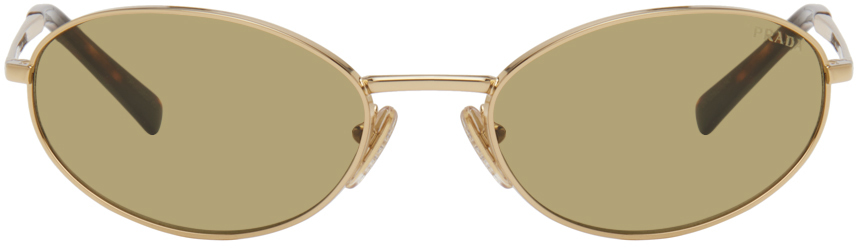 Gold Logo Sunglasses