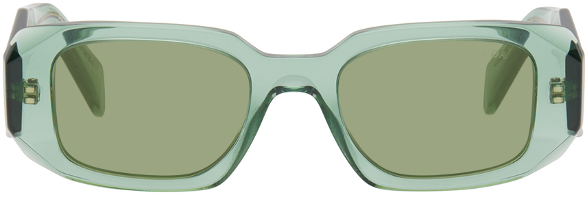 Prada Eyewearのグリーン Symbole サングラスがセール中