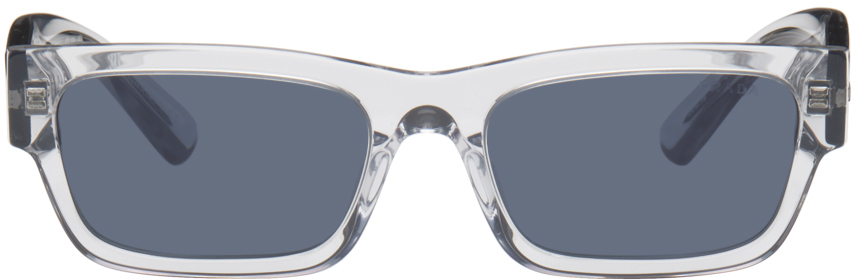 Transparent Rectangular Sunglasses