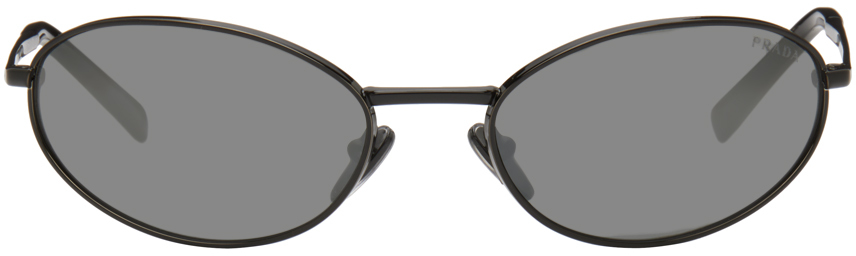 Black Logo Sunglasses