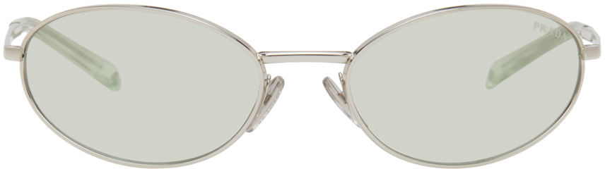 Silver Logo Sunglasses