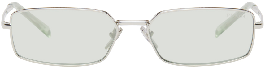 Silver Logo Sunglasses
