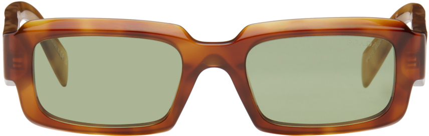 Tortoiseshell Rectangular Sunglasses