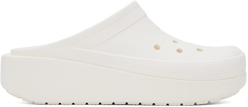 【関税込み】Crocs ホワイト Classic Blunt Toe クロッグ Crocsのホワイト Classic Blunt Toe クロッグがセール中