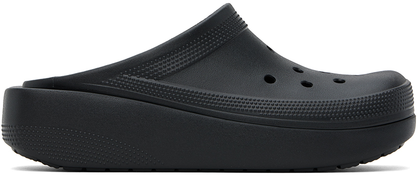 Shop Crocs Black Classic Blunt Toe Loafers