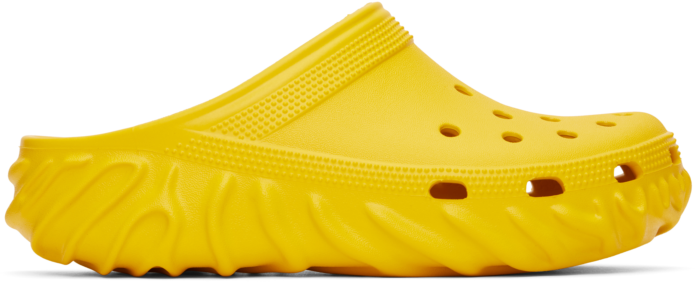 Shop Crocs Yellow Salehe Bembury Edition Saru Slippers In Citrone