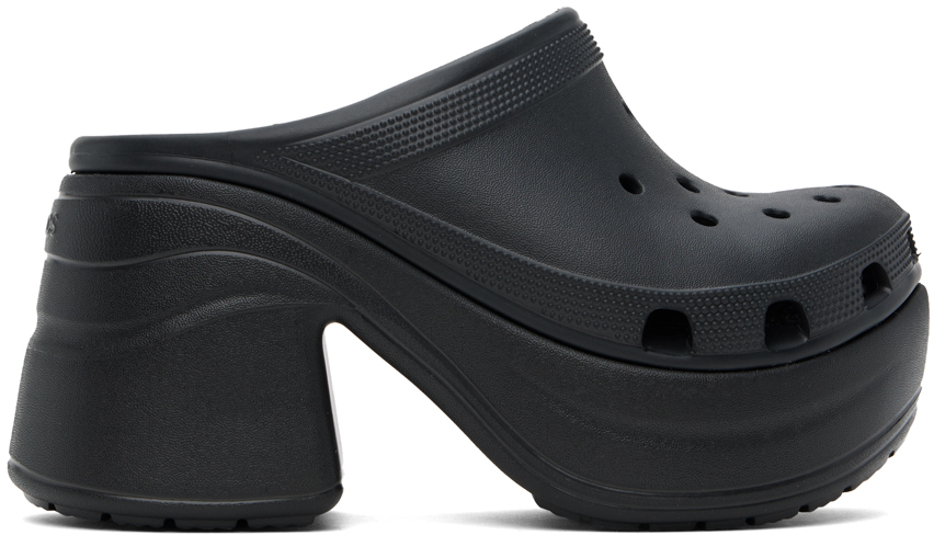 Shop Crocs Black Siren Heels