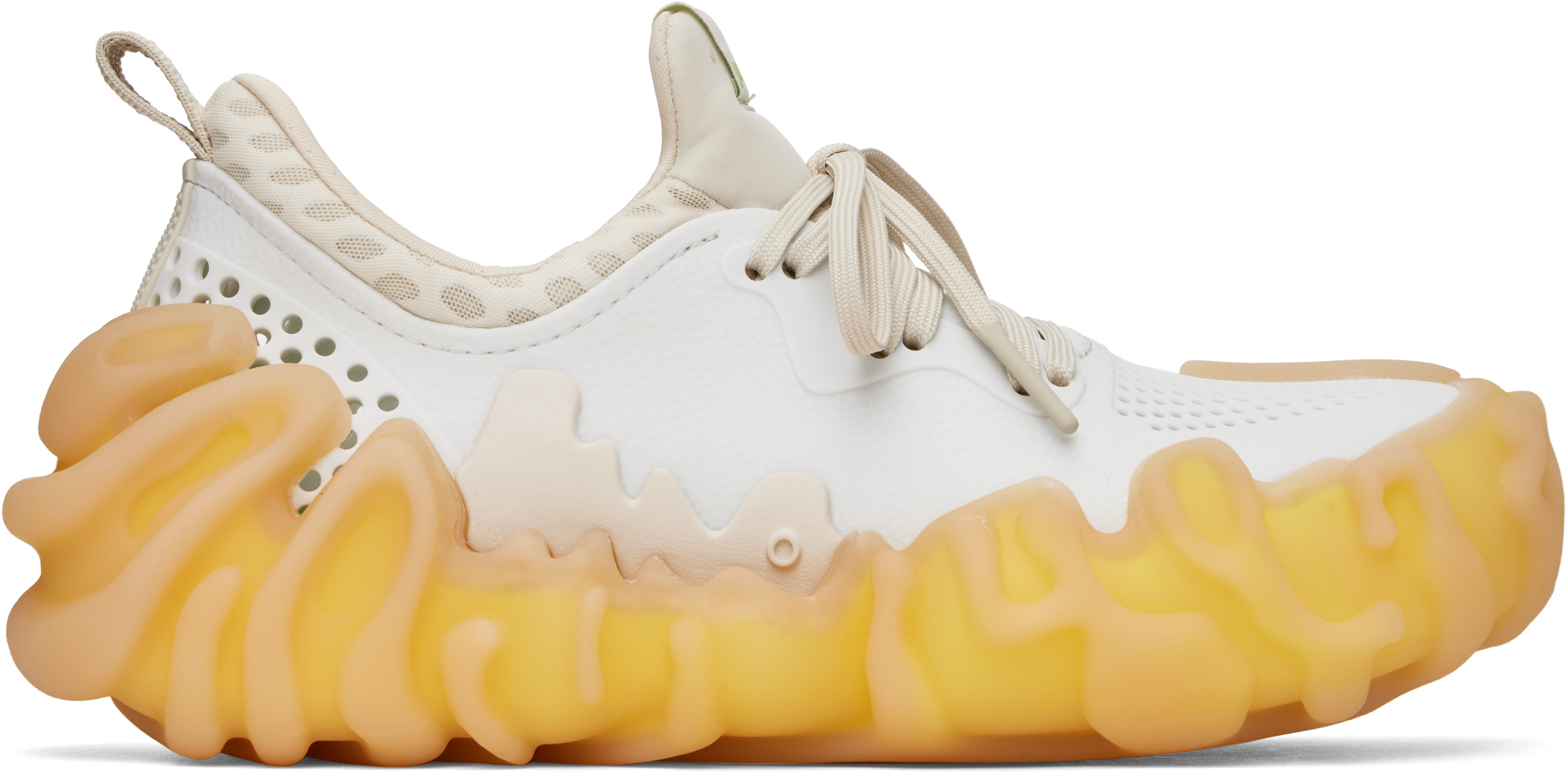 Crocs Off-white Salehe Bembury Edition Juniper Sneakers In Tahini