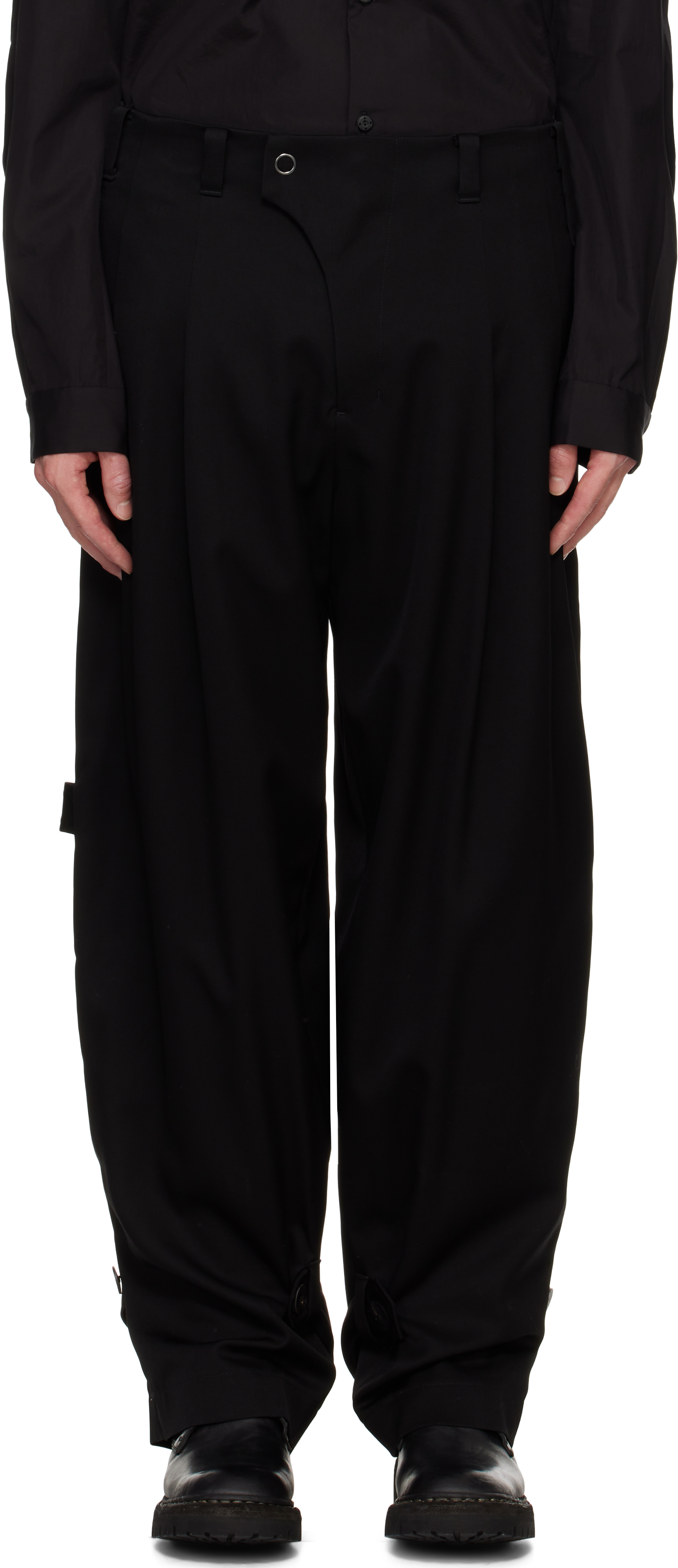 Black Jodhpur Trousers