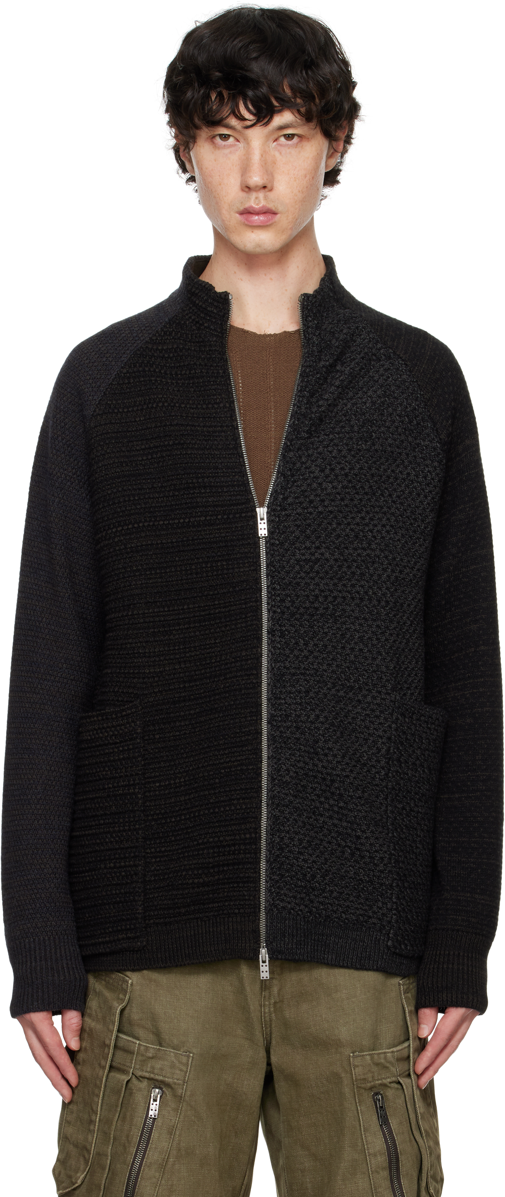 Black Knit Cardigan