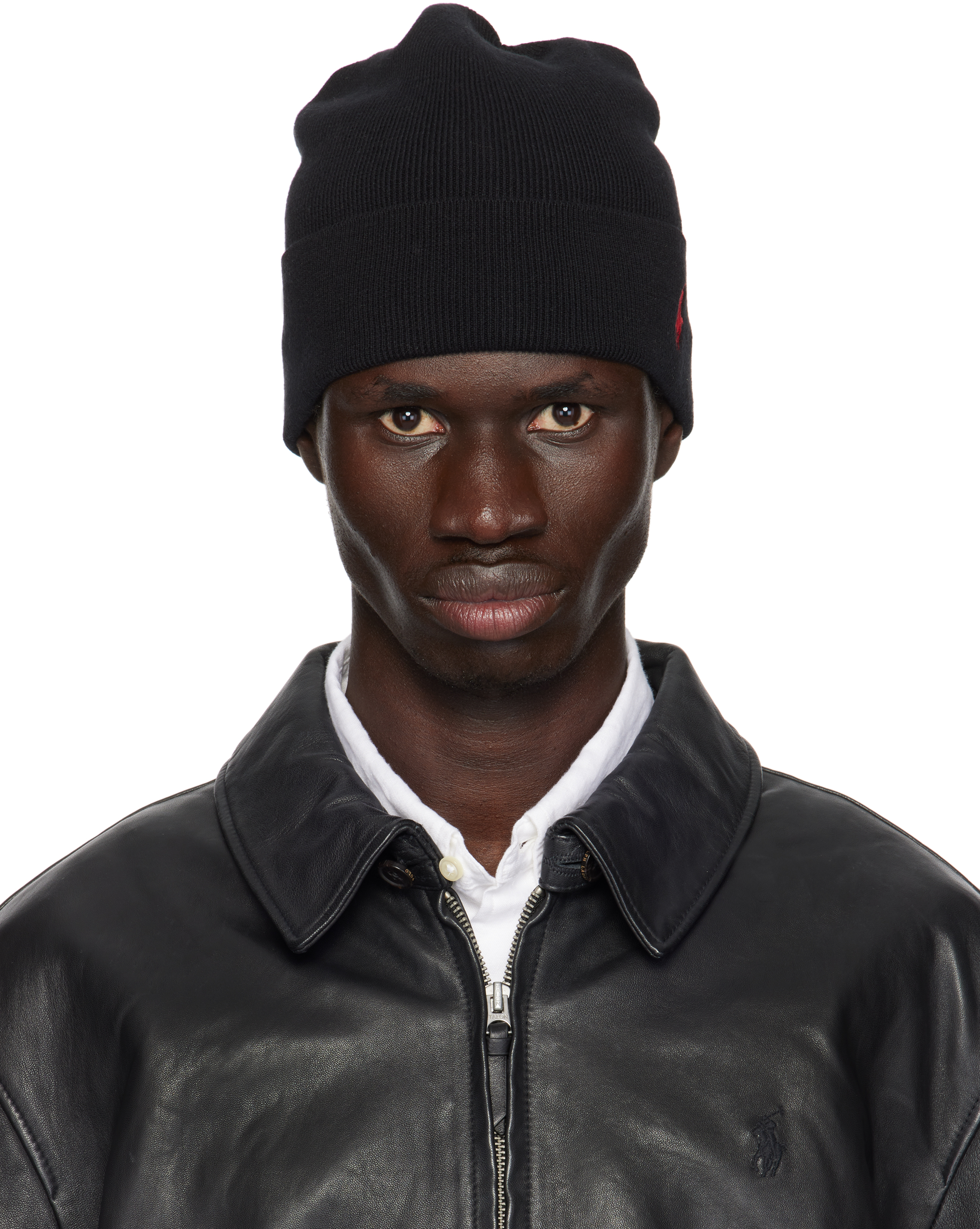 Polo ralph lauren black beanie online