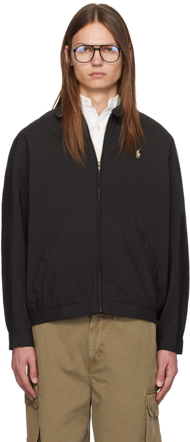 Polo Ralph Lauren Bi-Swing Windbreaker Jacket in Black | Smart Closet