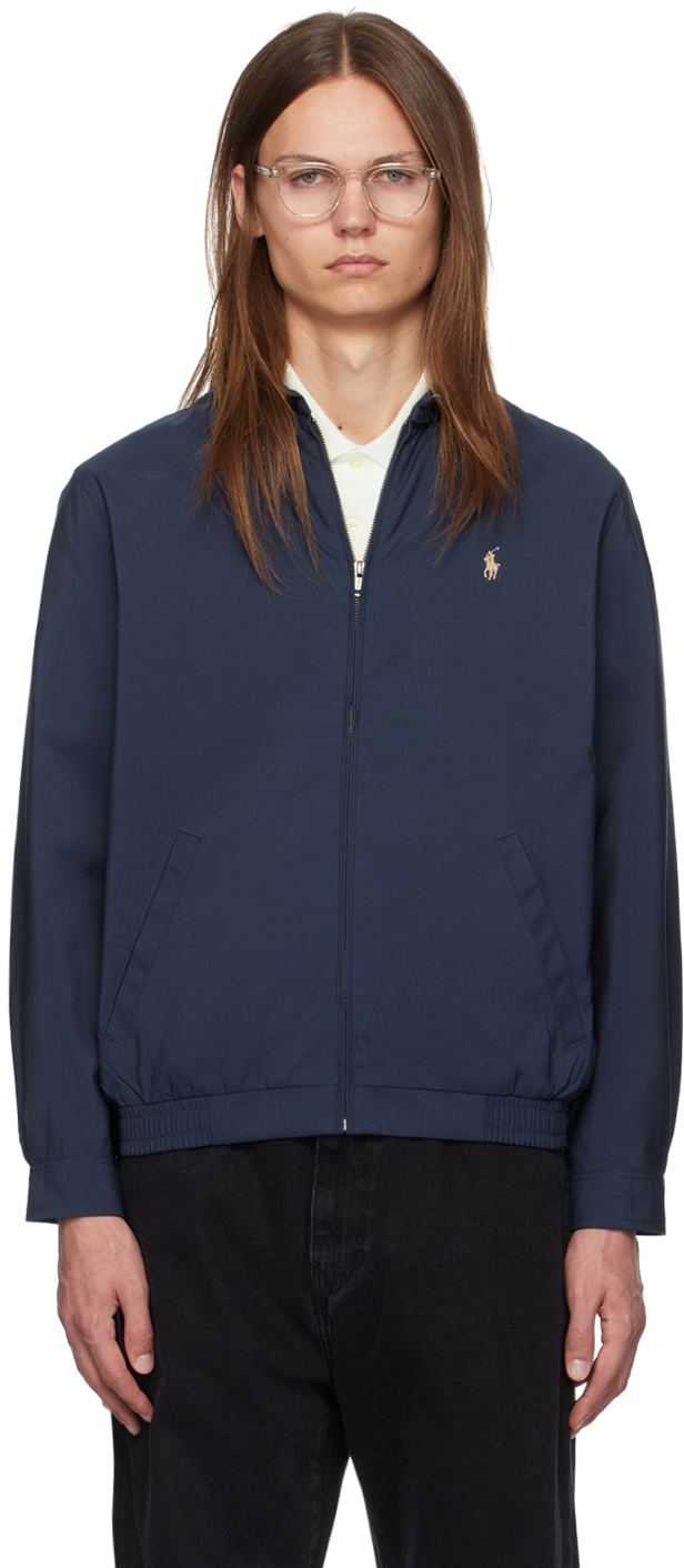 Shop Polo Ralph Lauren ネイビー バイスイング ジャケット In French Navy