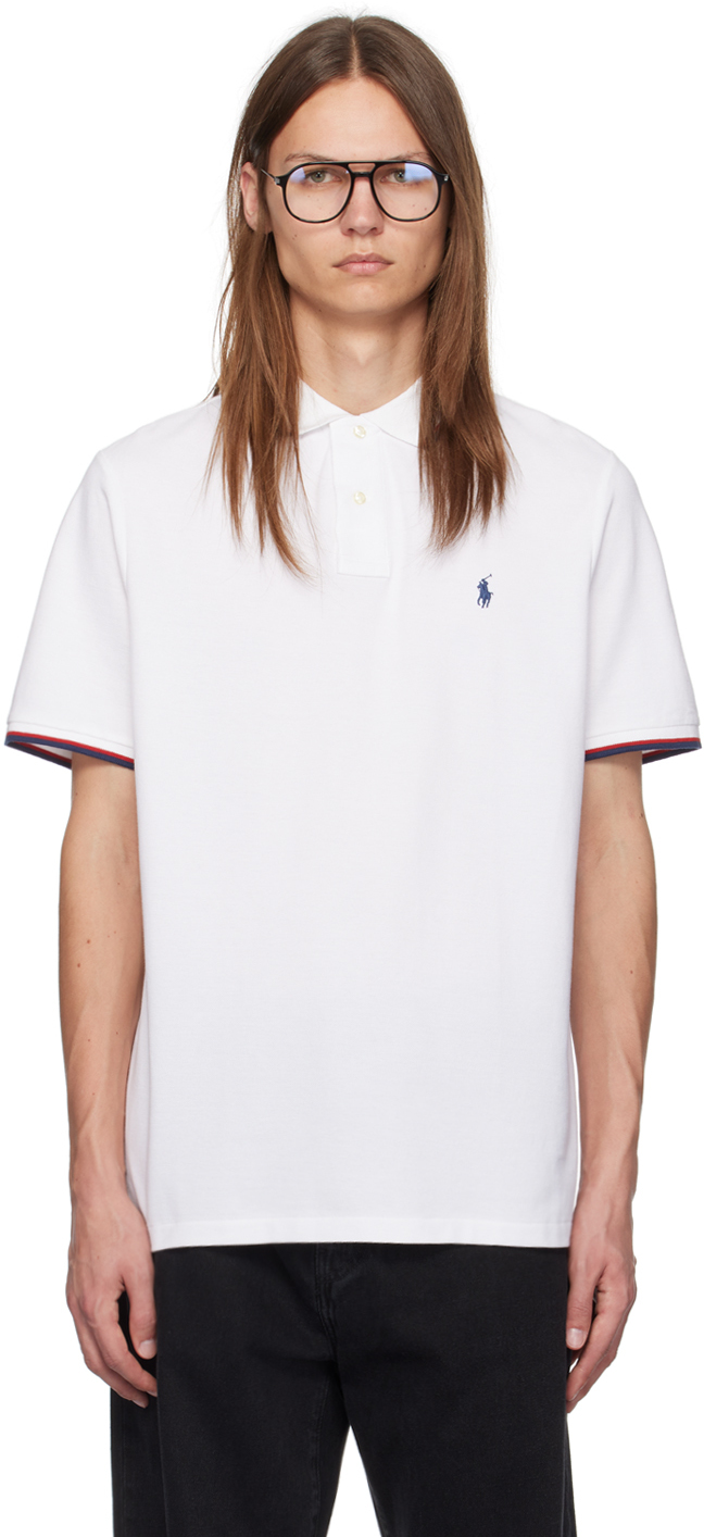 Polo Ralph Lauren White Classic Polo In White/c7996