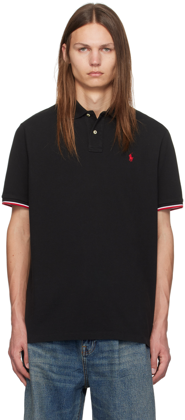 Shop Polo Ralph Lauren Black Classic Polo In Polo Black/c3870